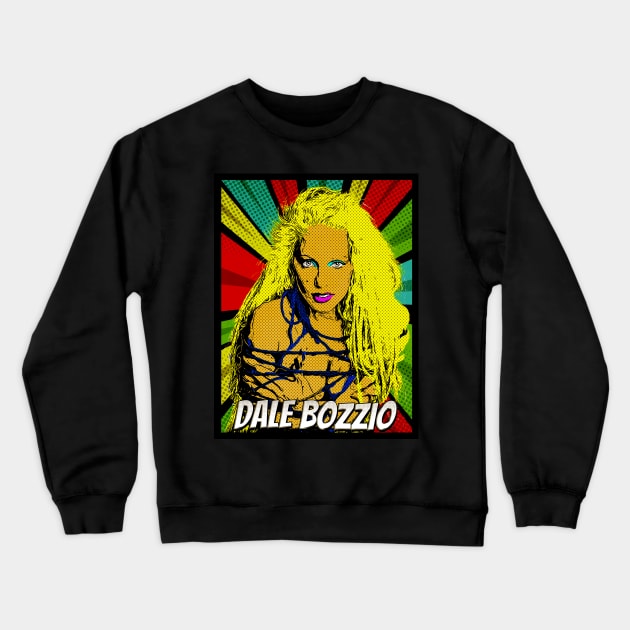 Dale Bozzio Missing Persons Pop Art Design // Fan Art Crewneck Sweatshirt by Flasher